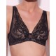 Кружевной бюстгальтер на косточках Alles FROZEN M Bralette black, Цвет: черный, Размеры: 70D