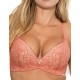 Бюстгальтер балконет двойной пуш-ап без косточек Nipplex GRETA SUPER P-UP, Цвет: коралл, Размеры: 70F Бюстгальтер балконет двойной пуш-ап без косточек Nipplex GRETA SUPER P-UP, Цвет: коралл, Размеры: 70F