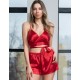 Сексуальный комплект с шортами Mia-Amore MARY 7434 красный, Цвет: красный, Размеры: XS
