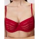 Бюстгальтер балконет мягкий Milavitsa 127640 рубин/нюд, Цвет: рубин/нюд, Размеры: 80E Бюстгальтер балконет мягкий Milavitsa 127640 рубин/нюд, Цвет: рубин/нюд, Размеры: 80E