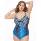 Совместный купальник Fianeta 3175 синий, Цвет: синий, Размеры: 80E