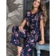 Домашний комплект женский Mia-Amore NIGHT GARDEN 5194, Цвет: темно-синий, Размеры: 2XL