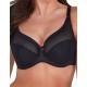 Бюстгальтер полумягкий Gaia 1058 SONIA PU черный, Цвет: черный, Размеры: 85F