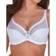 Бюстгальтер полумягкий Gaia 1058 SONIA PU белый, Цвет: белый, Размеры: 70F
