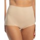 Высокие трусы из хлопка Valmira 2930 бежевый, Цвет: бежевый, Размеры: L