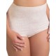 Трусы женские высокие из хлопка Valmira 2930/C молоко с аметистом, Цвет: молоко с аметистом, Размеры: 4XL