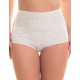 Трусы женские высокие из хлопка Valmira 2930/C молоко с голубым, Цвет: молоко с голубым, Размеры: M