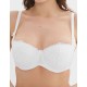 Бюстгальтер балконет Elli 7055 белый, Цвет: белый, Размеры: 90F