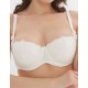 Бюстгальтер балконет Elli 7055 молоко, Цвет: молоко, Размеры: 80C Бюстгальтер балконет Elli 7055 молоко, Цвет: молоко, Размеры: 80C