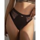 Завышенные трусики стринги Kris Line BROWNIE stringi high waist, Цвет: шоколадный, Размеры: L