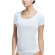 Футболка хлопковая с коротким рукавом Cotonella 8255 INTIMO NATURALE bianco, Цвет: bianco (белый), Размеры: M