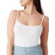 Хлопковая майка на тонких бретелях Cotonella GD006 L_ALTRA bianco, Цвет: bianco (белый), Размеры: XL