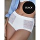 Трусы макси хлопковые Janira LACE SKIN COTTON 1030869 Maxi black, Цвет: black (черный), Размеры: M