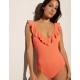 Слитный купальник с рюшей Ysabel Mora 82639 оранжевый, Цвет: оранжевый, Размеры: 80B