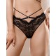 Кружевные трусики бразилиана Mioocchi DENISA 8263 nero, Цвет: nero (черный), Размеры: XL