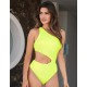 Яркий купальник-монокини Ewlon K.6403_194, Цвет: лайм, Размеры: L Яркий купальник-монокини Ewlon K.6403_194, Цвет: лайм, Размеры: L
