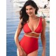 Слитный купальник Ewlon K.6409_486 красный, Цвет: красный, Размеры: S