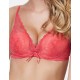Бюстгальтер балконет с пуш-ап Esotiq 37885 GLAD коралл, Цвет: коралл, Размеры: 65C