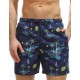 Мужские пляжные шорты Jolidon B601I MI5 пальмы/темно-синий, Цвет: пальмы/темно-синий, Размеры: M