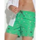 Мужские пляжные шорты Jolidon B645JI VI принт/светло-зеленый, Цвет: принт/светло-зеленый, Размеры: XL