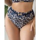 Плавки бразилиана высокие Kris Line SANTORINI Brasyliana High Waist синий, Цвет: синий, Размеры: XL