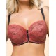Кружевной полумягкий бюстгальтер Alles GOJI PU, Цвет: розовый, Размеры: 75F