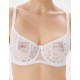 Мягкий кружевной бюстгальтер Elli 6000 белый, Цвет: белый, Размеры: 80G