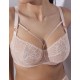 Кружевной бюстгальтер балконет Alles BEVERLY M телесный, Цвет: телесный, Размеры: 70D