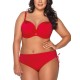Раздельный красный купальник Ava SK180U+SF180/2 Barbados, Цвет: красный, Размеры: 90C
