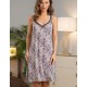 Ночная сорочка из вискозы и бамбука Mia-Mella SIMONA 6365, Цвет: капучино, Размеры: 4XL