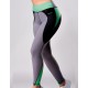 Спортивные леггинсы Opium PF-6 зеленый/серый, Цвет: зеленый/серый, Размеры: L