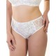 Трусики хлопковые с кружевом Valmira 2949/C белый с серым, Цвет: белый с серым, Размеры: M