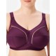 Бюстгальтер мягкий без косточек Misstyle 4122 / 122 темный виноград, Цвет: темный виноград, Размеры: 90I