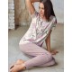 Хлопковая пижама Lormar ORIENTAL 651808co panna/rose, Цвет: panna/rose, Размеры: M Хлопковая пижама Lormar ORIENTAL 651808co panna/rose, Цвет: panna/rose, Размеры: M