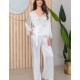 Комплект-тройка из шёлка Mia-Amore ADELINA 4176 белый, Цвет: белый, Размеры: 2XL