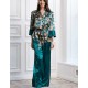 Шелковая пижама с брюками Mia-Amore EMERALD 3741, Цвет: изумрудный, Размеры: XS