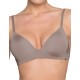 Гладкий бюстгальтер без косточек Amelie MILLA 2018 капучино new, Цвет: капучино, Размеры: 65D