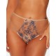 Высокие трусы бразилиана Bella Misteria SPRING FLOWER brazilian, Цвет: бежевый, Размеры: M