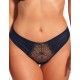 Трусы бразилиана Bella Misteria SUBTLE TEMPTATION brazilian NAVY BLUE, Цвет: темно-синий, Размеры: L