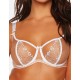 Мягкий балконет Bella Misteria SUBTLE TEMPTATION soft balconette WHITE-BEIGE, Цвет: бежевый/белый, Размеры: 65E