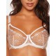 Бюстгальтер бралетт Bella Misteria SUBTLE TEMPTATION soft bralette WHITE-BEIGE, Цвет: бежевый/белый, Размеры: 65D
