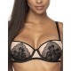 Бюстгальтер балконет пуш-ап MAT LINDSAY M-0203-11-2 Bezowo-Czarny, Цвет: черный, Размеры: 75D Бюстгальтер балконет пуш-ап MAT LINDSAY M-0203-11-2 Bezowo-Czarny, Цвет: черный, Размеры: 75D