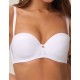 Бюстгальтер бандо пуш-ап Esotiq RAFFEN 39719 белый, Цвет: белый, Размеры: 85C
