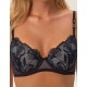 Бюстгальтер с пуш-ап вкладышами Esotiq OPHELIA 41829 темно-синий, Цвет: темно-синий, Размеры: 75D