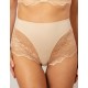 Высокие трусы с кружевом Valmira 29371/M бежевый, Цвет: бежевый, Размеры: M