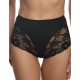 Высокие трусы с кружевом Valmira 29371 черный, Цвет: черный, Размеры: M