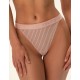 Трусики стринги Esotiq OSOM 41894 бежевая полоска, Цвет: бежевый, Размеры: XL