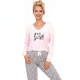 Пижама с брюками Donna PANTERA long pyjamas PINK, Цвет: розовый, Размеры: S