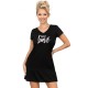 Ночная сорочка Donna PANTERA nightdress BLACK, Цвет: черный, Размеры: 2XL