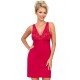 Сорочка с кружевным лифом Donna SILVANA nightdress VINE, Цвет: темно-красный, Размеры: S